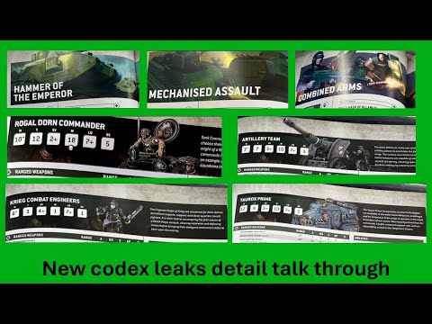 New Guard Codex rules leak detailed talk through | Astra Militarum | Warhammer 40k tactics