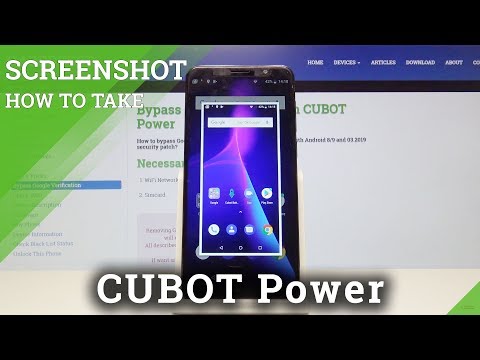 How to Edit & Share Screenshot in CUBOT Power - Capture Screen