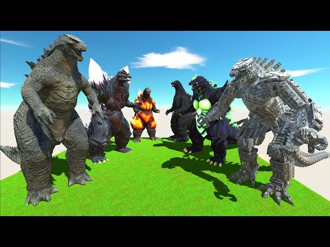Godzilla Battle - Who Is The STRONGEST? Animal Revolt Battle Simulator