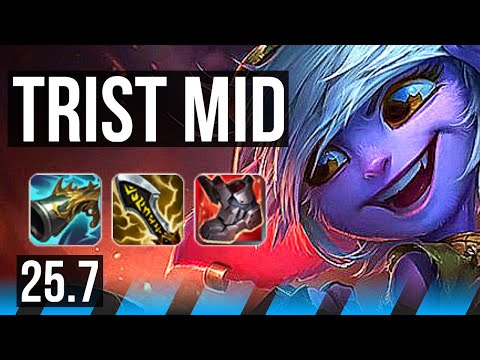 TRISTANA vs LUCIAN (MID) | 5/0/11 | KR Master | 25.7