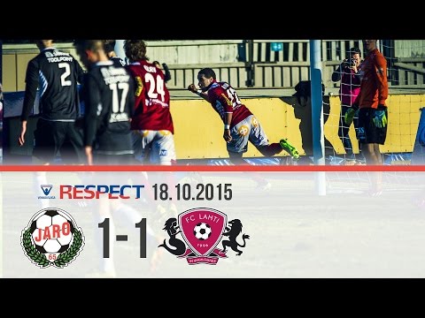 18.10.2015: FF Jaro - FC Lahti 1-1