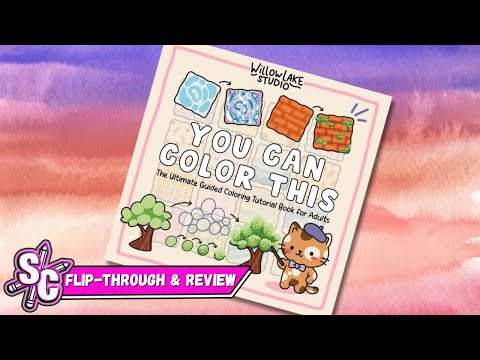 YOU CAN COLOR THIS Book By Willow Lake Studio Flip-Through & Review Sophie Colours  @sophiecolours ​