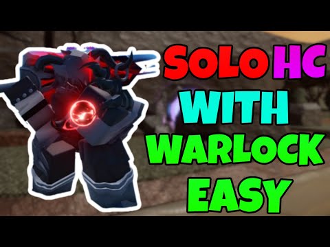 SOLO HARDCORE WİTH WARLOCK + EASY GUIDE | TDS Tower Defense Simulator
