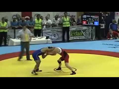 74 kg freestyle  Andrew Howe (USA) dec. Hayk Karapetyan (Armenia)