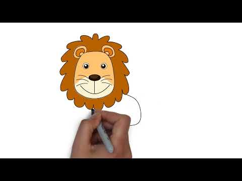 How to draw a  Lion _ 2022