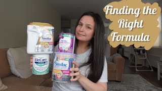 Finding the Right Formula, What worked for us | Formula Comparison | Similac vs EleCare