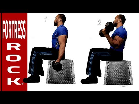 Biceps Curl 3 Dumbbell Seated