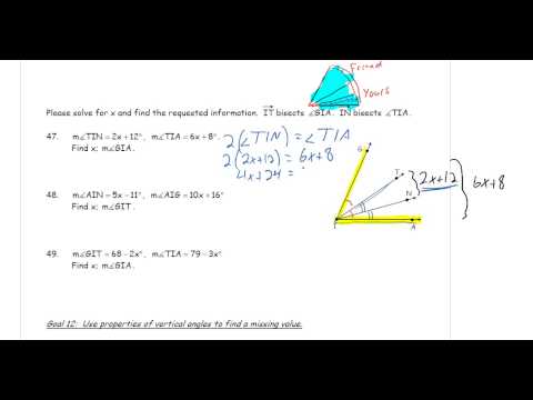 Extra Review Problem bisected angle)