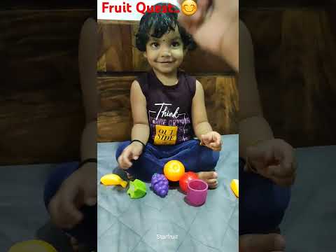 Guess fruit with me #youtubeshorts #trending #ytshorts #romadiana #shortsfeed #babyactivities