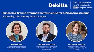 Enhancing Ground Transport Infrastructure for a Prosperous Ireland
