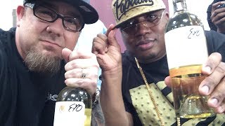 Steve Meade & E40 @ Wine Bottle Signing - Earl Stevens Selections