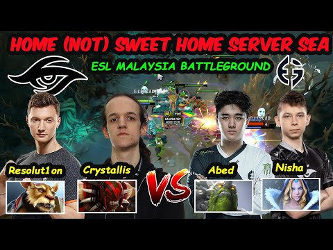 EG Abed Tiny vs Team Secret Stack Resolut1on Crystallis - ESL ONE MALAYSIA Battleground SEVER SEA