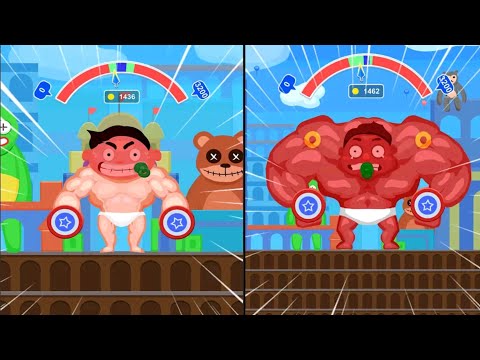 muscle boy game level 1-5 (bigdog games) - YouTube