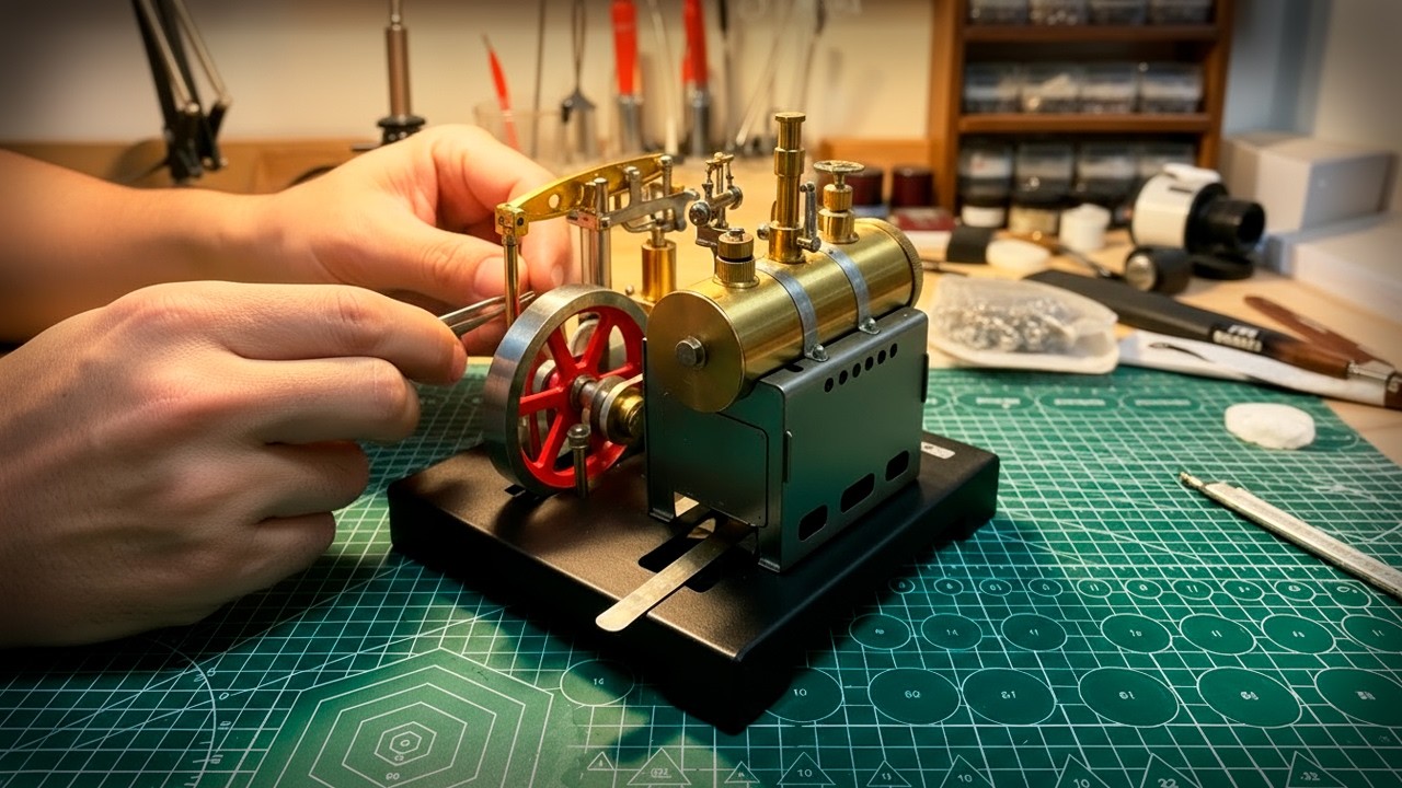 This SIMPLE Engine is SO RELAXING to Assemble (Build & First Run)