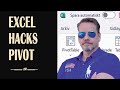 Excel hacks Pivot | nybörjarnivå