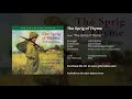 The Sprig of Thyme - John Rutter, Cambridge Singers, City of London Sinfonia