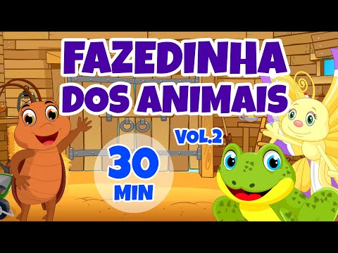 Fazendinha dos Animais Vol.2 - Giramille 30 min | Desenho Animado Musical