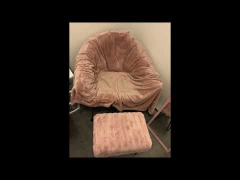 MacSports C932S-129 Padded Cushion Outdoor Folding Lounge Patio Club Chair, Gray