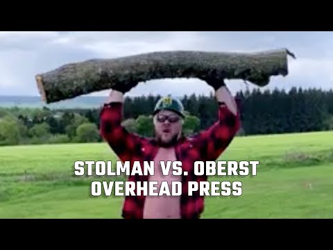 World's Strongest Man: Home Edition - Episode 9 – Robert Oberst vs. Luke Stoltman, Overhead Press