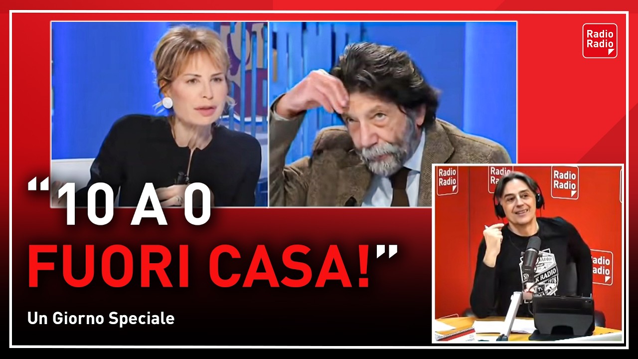 CACCIARI RIMBALZA GRUBER IN DIRETTA! SENTITE LA RISPOSTA ALLA SOLITA ANTI-DOMANDA | L'editoriale