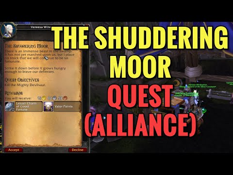 The Shuddering Moor Quest (ALLIANCE) (WoW MOP)