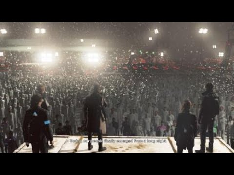 Detroit: Become Human Walkthrough PT 32 | The Demonstration Conclusion