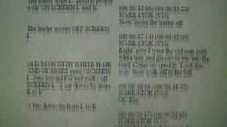 the girl chewing gum