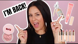 I'M BACK! MY CURRENT BEAUTY FAVS + CHANNEL UPDATE!