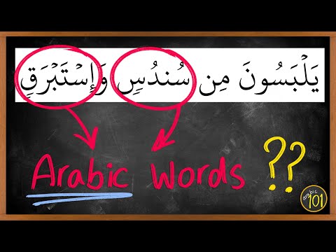 Does the Qur'an contain words that are NOT ARABIC? Arabic101