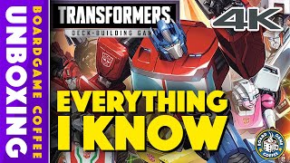 Transformers Deck Building Game 4K Unboxing