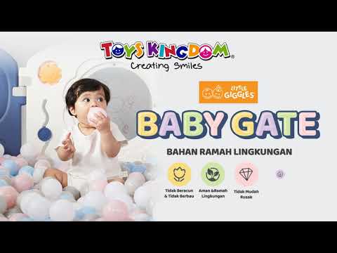 Gambar Little Giggles Pagar Pengaman Bayi Doughnut - Putih