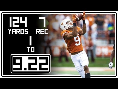 Collin Johnson Full Highlights Texas vs TCU || 9.22.18 || 7 Rec, 124 Yards, 1 TD