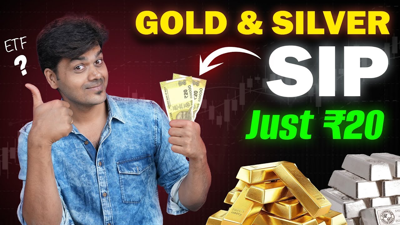 Gold SIP @ Just ₹20 💥 How to choose best Gold & Silver ETFs