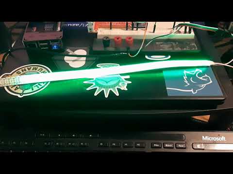 Basic demo Neopixel led strip