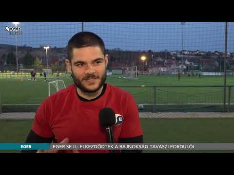 Eger SE II.: Elkezdődtek a bajnokság tavaszi fordulói - 2021.03.19.