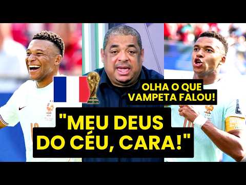 VAMPETA: “Velho, SE A FRANÇA GANHAR ESSA COPA, o MBAPPÉ vai…” | 2 a 0 contra MARROCOS!