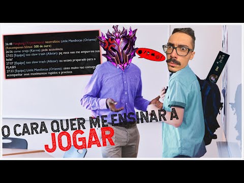 FUI ESCULACHADO POR UM MESTRE E ELE ME ENSINOU A JOGAR