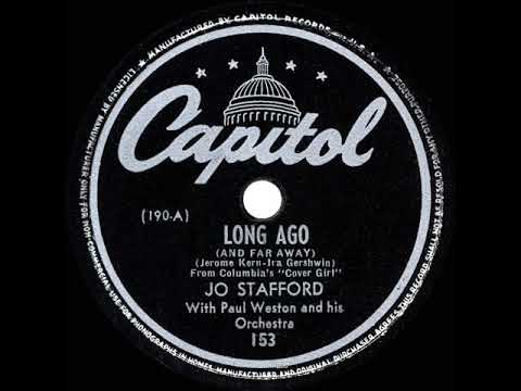 1944 HITS ARCHIVE: Long Ago (And Far Away) - Jo Stafford