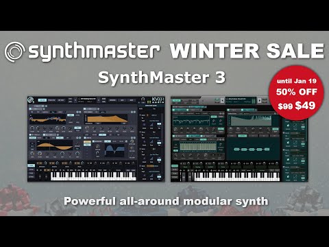 SynthMaster 3 50% OFF Winter Sale until January 19