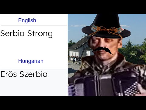 Serbia Strong in different languages meme