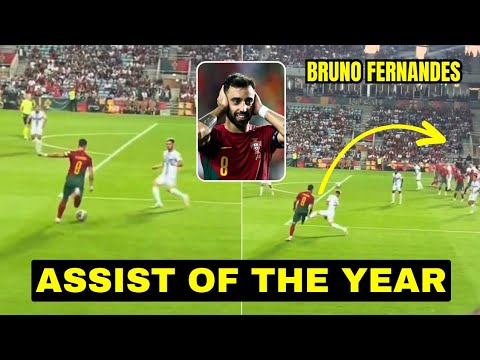 Bruno Fernandes Produces Assist of the Season vs Luxembourg | Portugal 9-0 Luxembourg | Reactions |