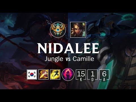 Nidalee Jungle vs Camille - KR Challenger Patch 8.20
