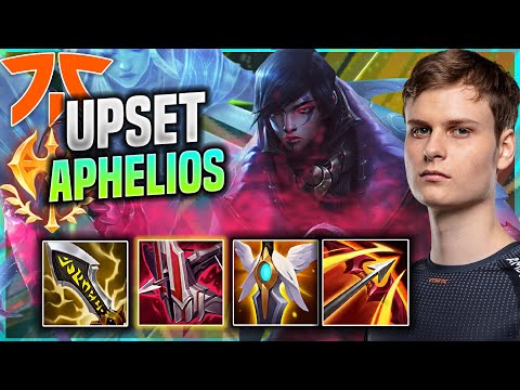 UPSET IS SO CLEAN WITH APHELIOS! - FNC Upset Plays Aphelios ADC vs Ziggs! | Patch 11.15