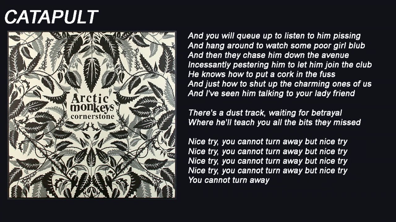 HUMBUG B SIDES LYRICS ON SCREEN