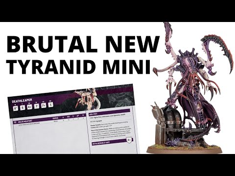 New Tyranid Deathleaper! NEW MODEL and NEW RULES Reviewed