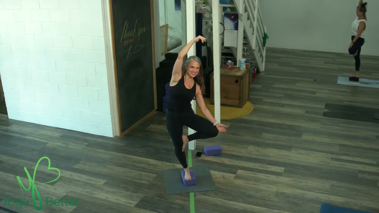 Level 2 - 745am w/ ANDRIA 9.30.24 YOGA BETTER ON LINE! (class starts @ 00:04:55; audio starts @ 00:09:19; class ends @ 01:02:46)