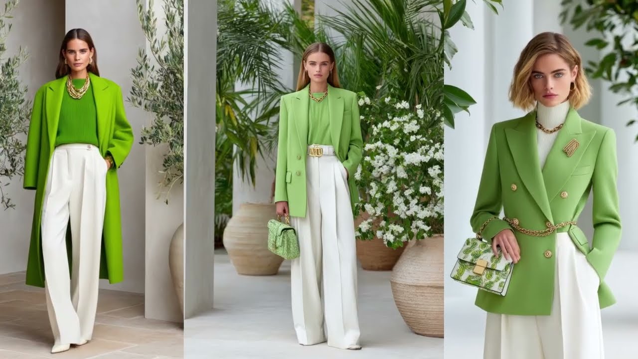 Max Mara Spring 2026 | Pistachio Green & Cream – Soft Italian Elegance