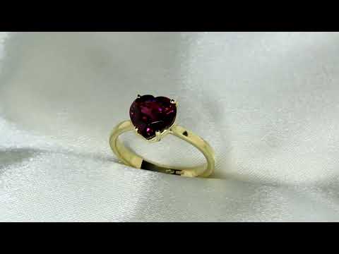 Solitaire ring in 18 kt gold “Victoria” Video