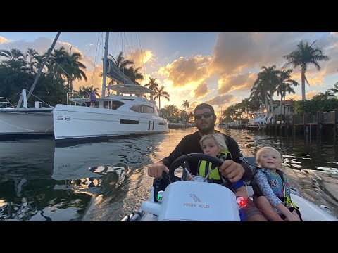 HUGE move! Family of 5 sells everything and move onto 58 ft Catamaran!