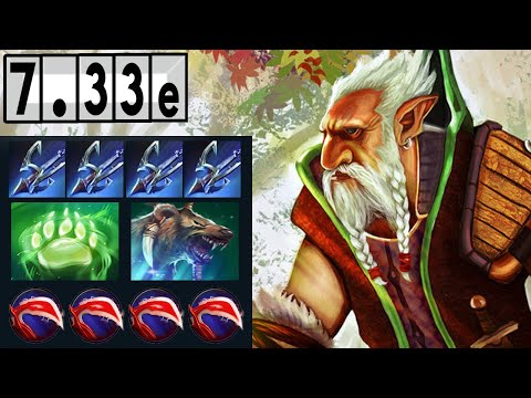 Lone Druid with Harpoon!? what??? [Full Match Gameplay Dota 2] 7.33e